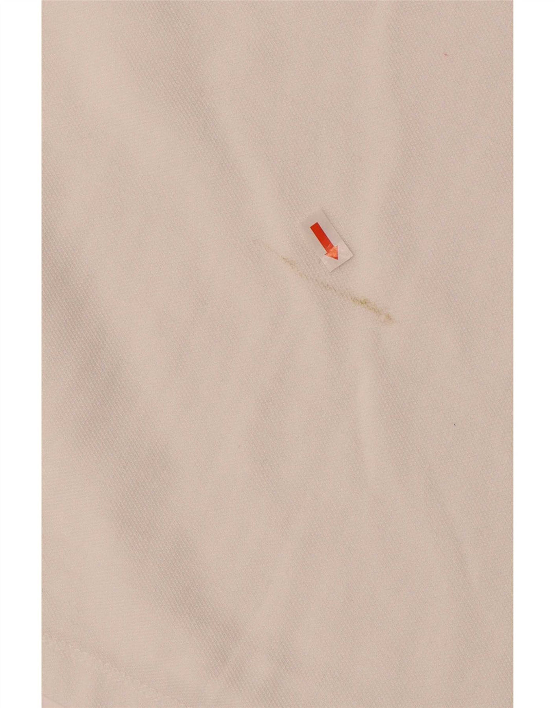 Polo da uomo in misto cotone a righe grandi bianche