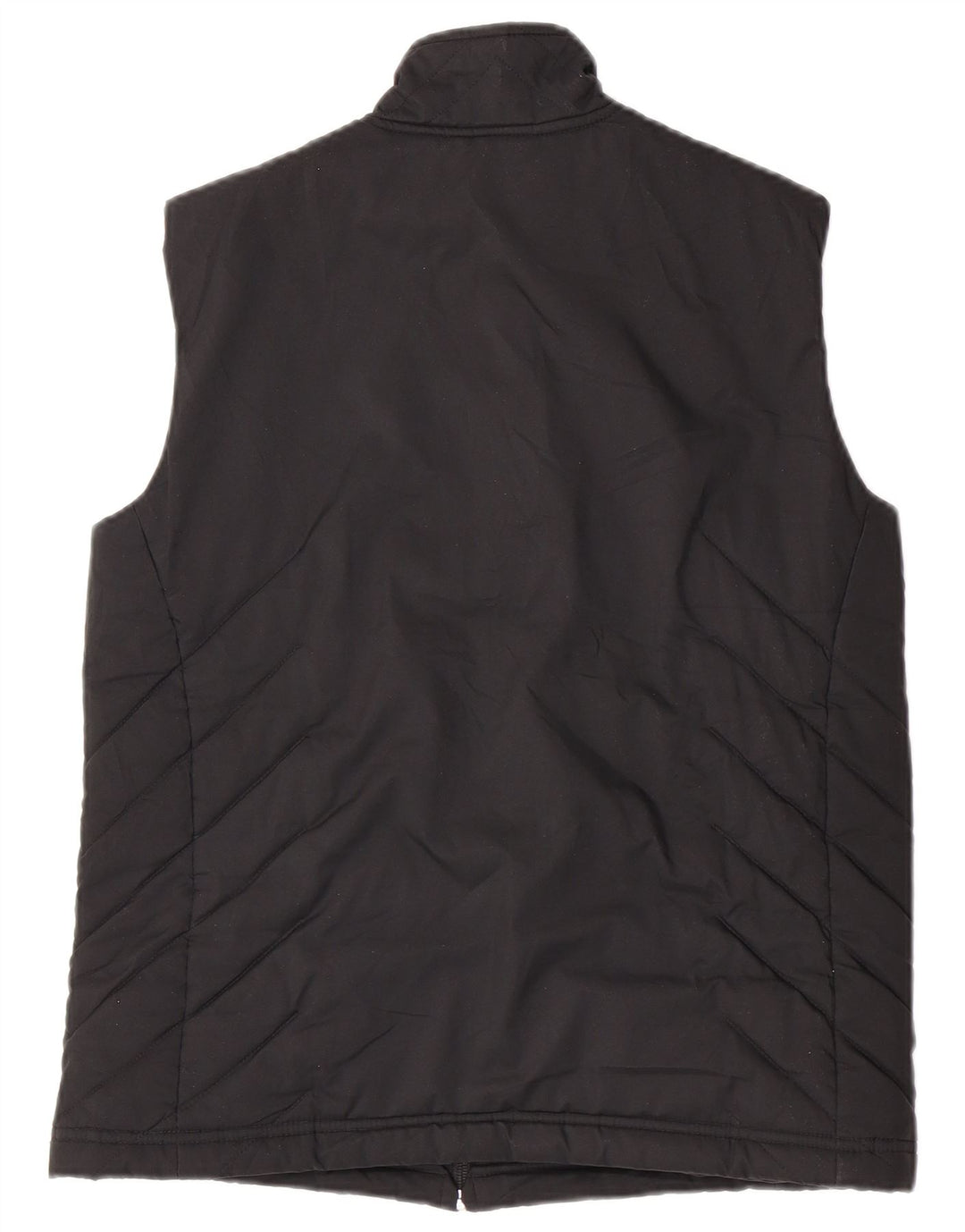 Gilet imbottito da donna Adidas UK 12 medio nero poliestere