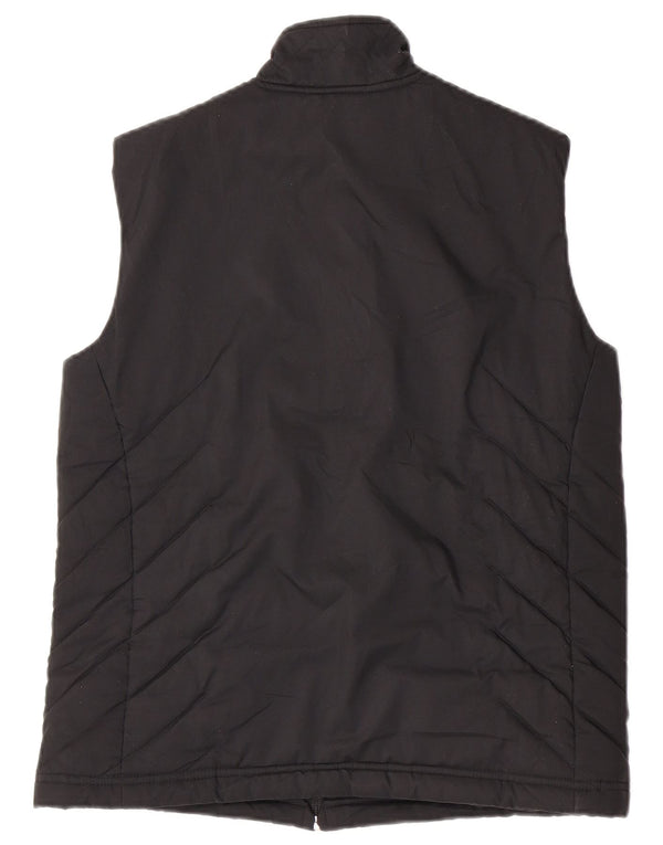 Adidas Womens Padded Gilet UK 12 Medium Black Polyester