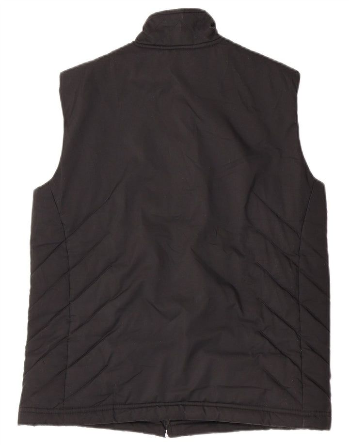 Gilet imbottito da donna Adidas UK 12 medio nero poliestere