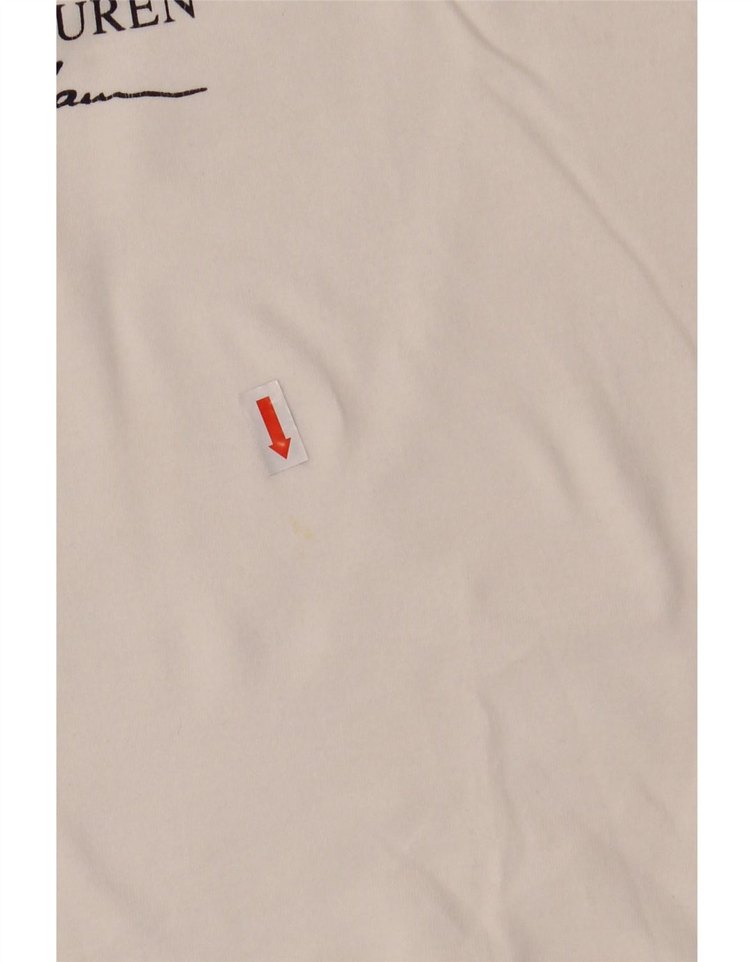 POLO RALPH LAUREN T-shirt grafica da uomo slim fit Top in cotone bianco medio