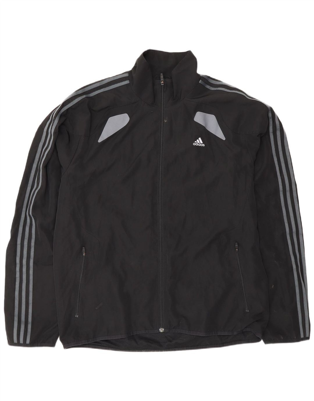 Giacca da allenamento Adidas Climacool da uomo grande color block nero