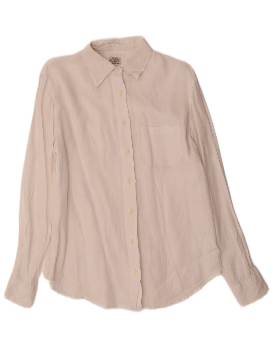 Camicia oversize da donna Armani Jeans UK 10 piccola bianca