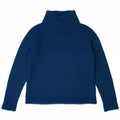 A WEAR Womens Roll Neck Jumper Sweater UK 14 Medium Blue Mohair