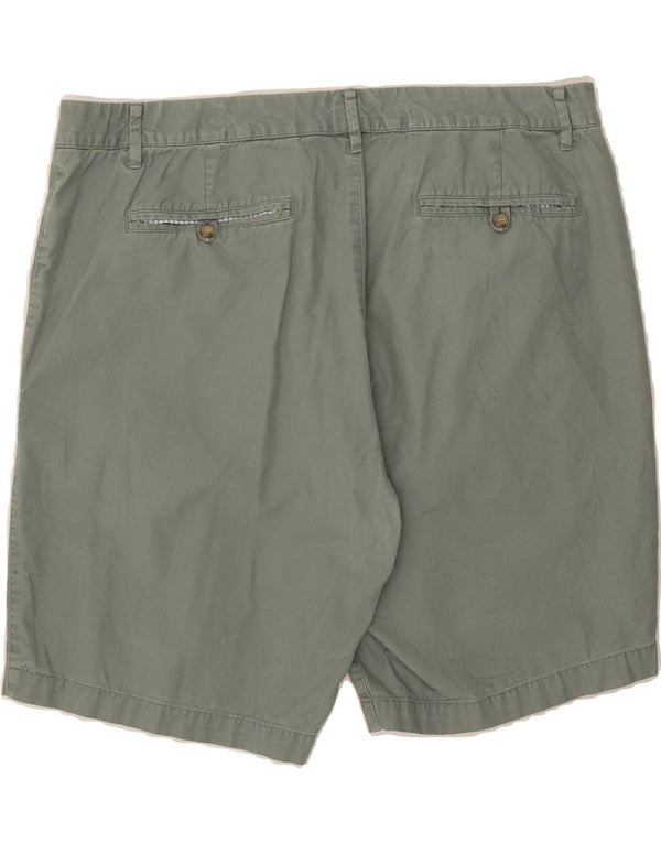 BONOBOS Mens Chino Shorts W38 XL Green Cotton