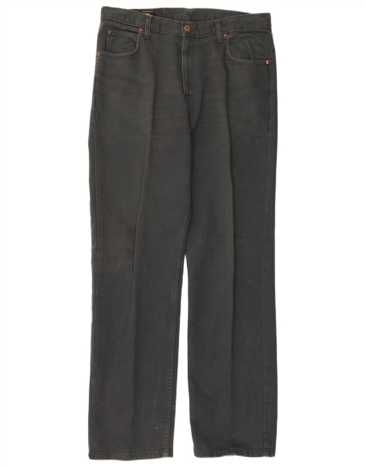 Jeans dritti da uomo LEE W34 L32 in cotone grigio