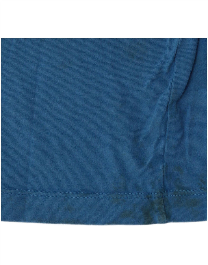 Jack & Jones T-shirt grafica da uomo grande in cotone blu