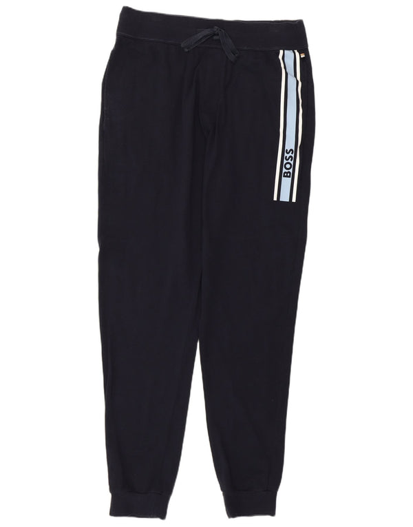 Pantaloni da tuta grafici da uomo Hugo Boss Joggers medi blu navy sportivi