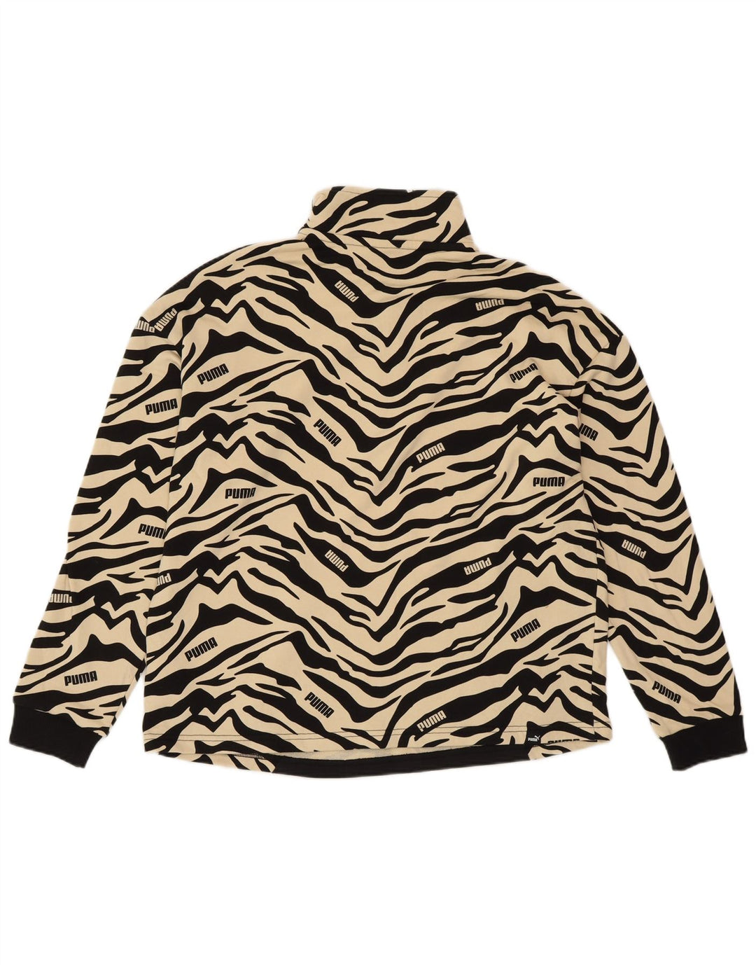 Felpa oversize da donna PUMA UK 14 media bianco sporco