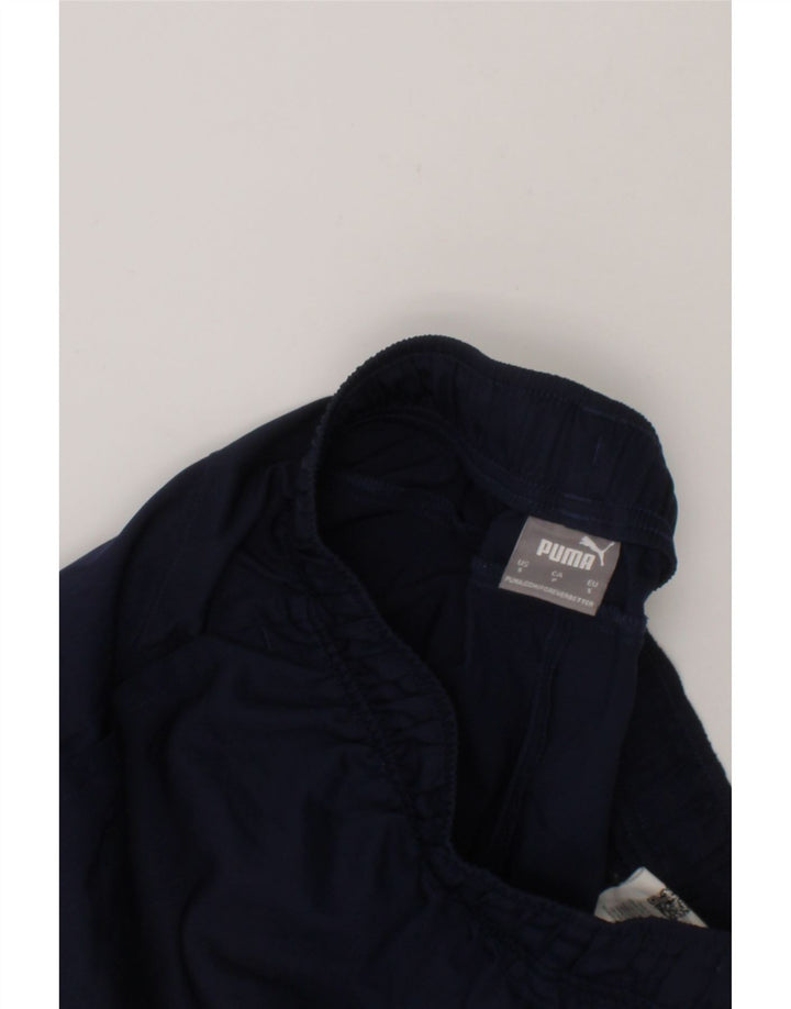 PUMA Mens Sport Shorts Small Navy Blue Polyester Vintage Puma and Second-Hand Puma from Messina Hembry 