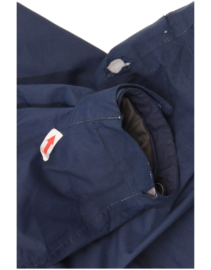 THE NORTH FACE Giacca antipioggia da uomo con cappuccio UK 40 Large Blu Navy Poliestere