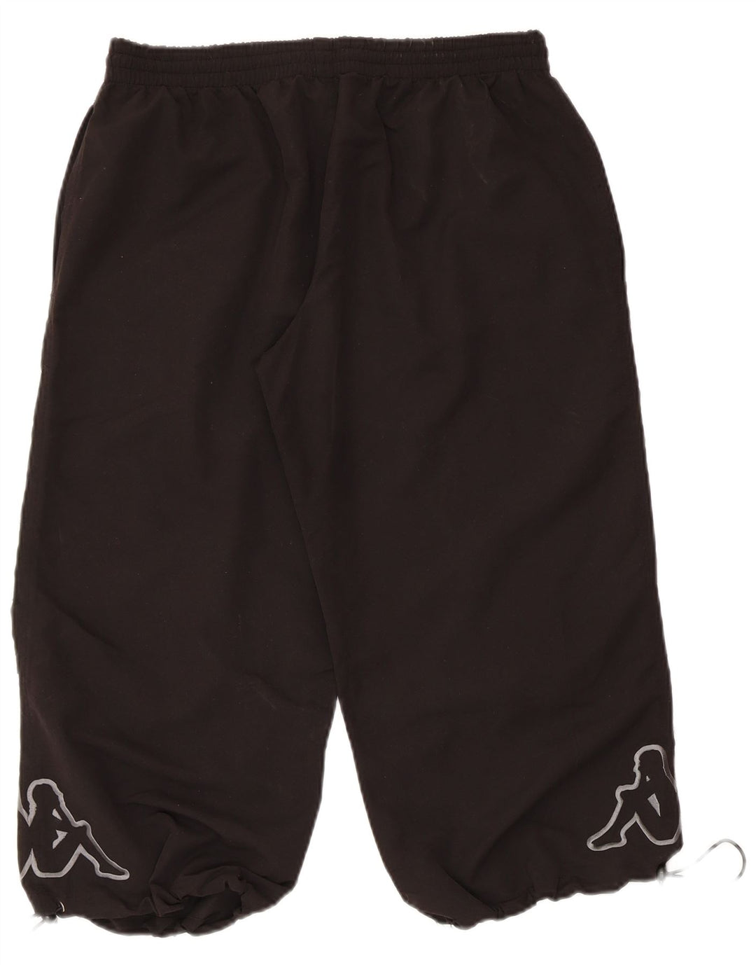 Pantaloni da tuta Capri con grafica KAPPA da uomo in poliestere nero medio