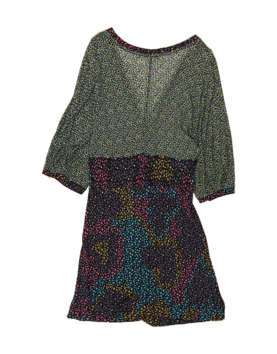 VINTAGE Womens A-Line Dress IT 46 Large Multicoloured Animal Print Vintage Vintage and Second-Hand Vintage from Messina Hembry 