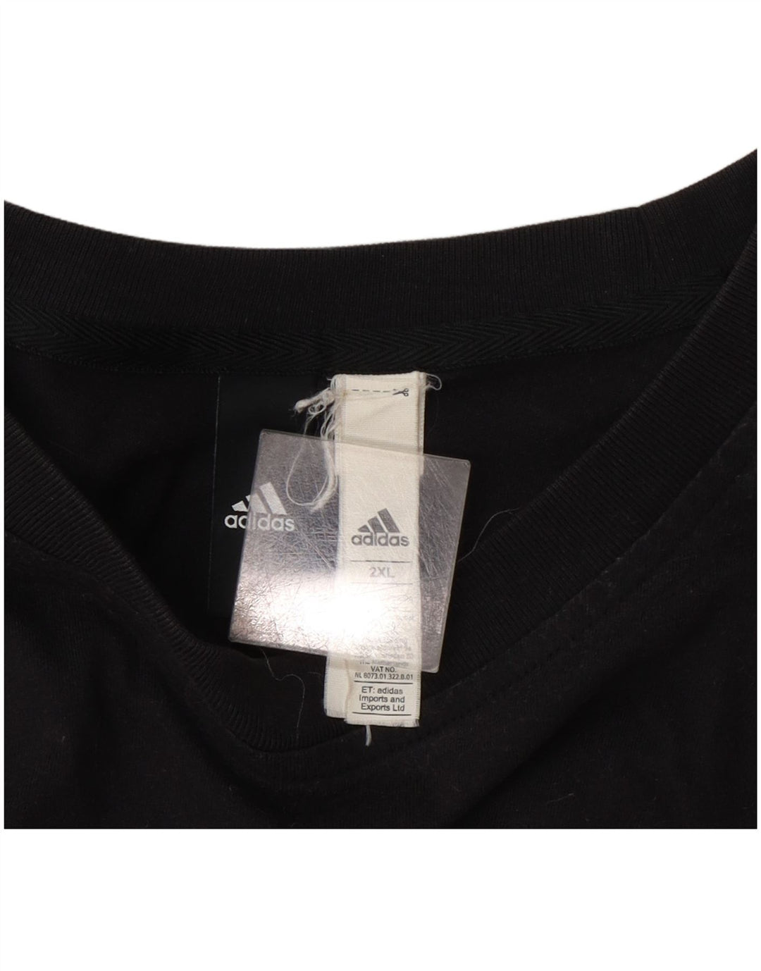 T-shirt da uomo Adidas Top 2XL cotone nero