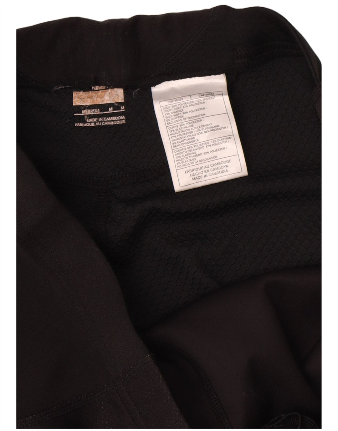 Leggings Nike da donna US 8/10 poliestere nero medio