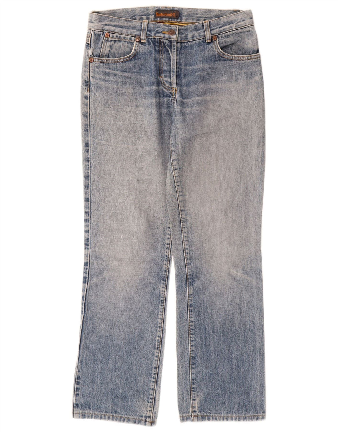 Jeans dritti da donna Timberland US 6 medi W28 L29 Blu