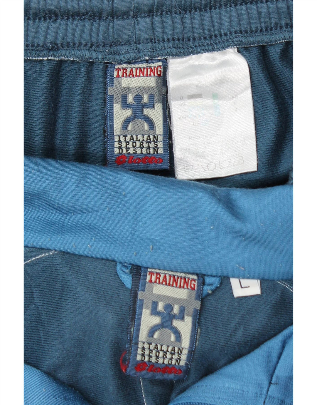 Tuta intera da uomo Lotto Large in poliestere color block blu