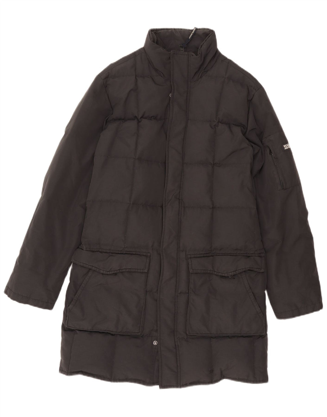 Cappotto imbottito da uomo Woolrich UK 38 nylon nero medio
