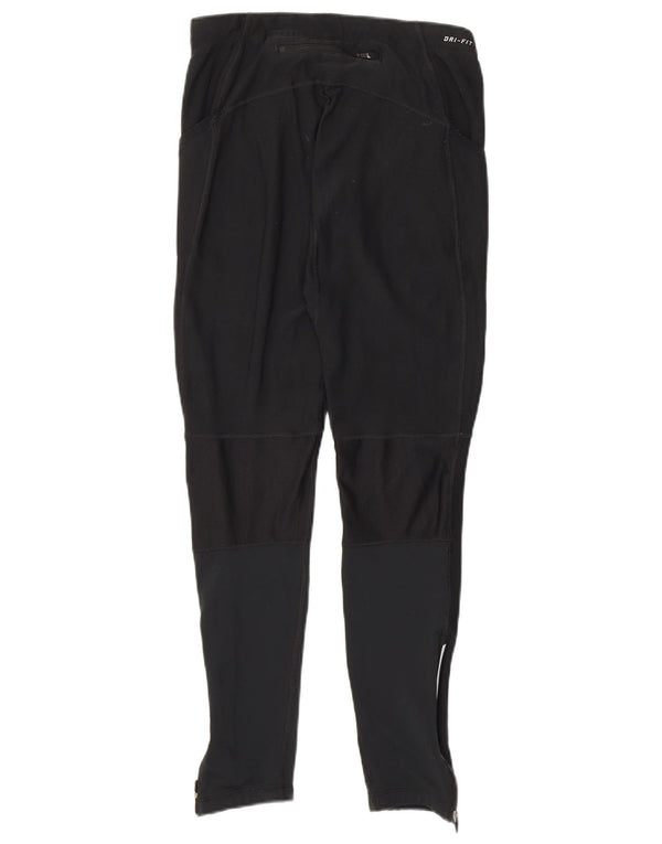 Leggings Nike Dri Fit da donna UK 12 Medium Black Colourblock poliestere