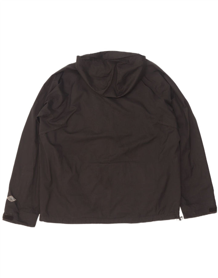 Giacca antipioggia Columbia da uomo con cappuccio in titanio UK 42 XL poliestere nero