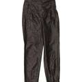ZARA Womens Straight Leather Trousers Small W26 L26 Black Polyurethane Vintage Zara and Second-Hand Zara from Messina Hembry 