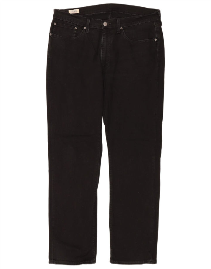 Jeans dritti da uomo LEVI'S W36 L32 cotone nero