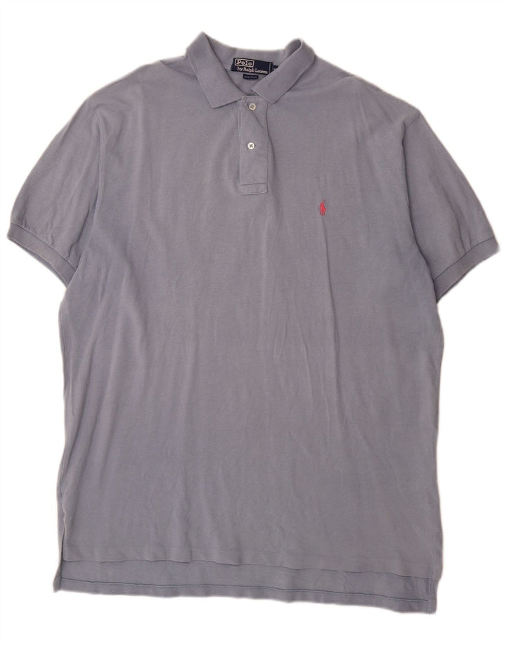 Polo Ralph Lauren Camicia da uomo XL in cotone grigio