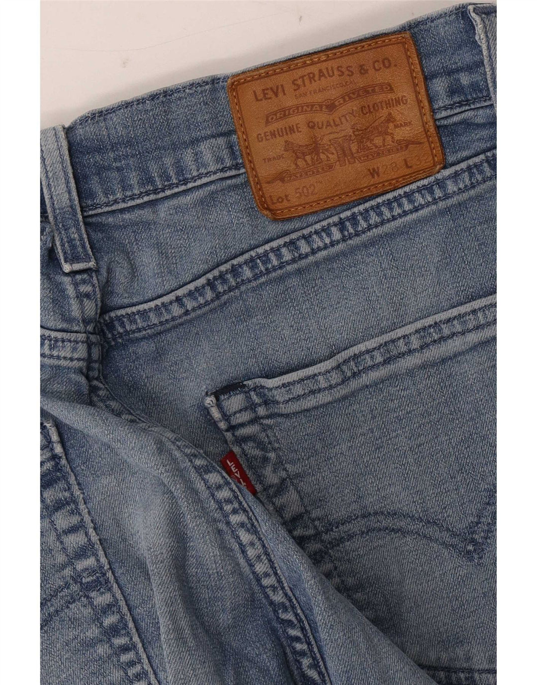 Levi's Uomo 502 Jeans affusolati W28 L32 Blu