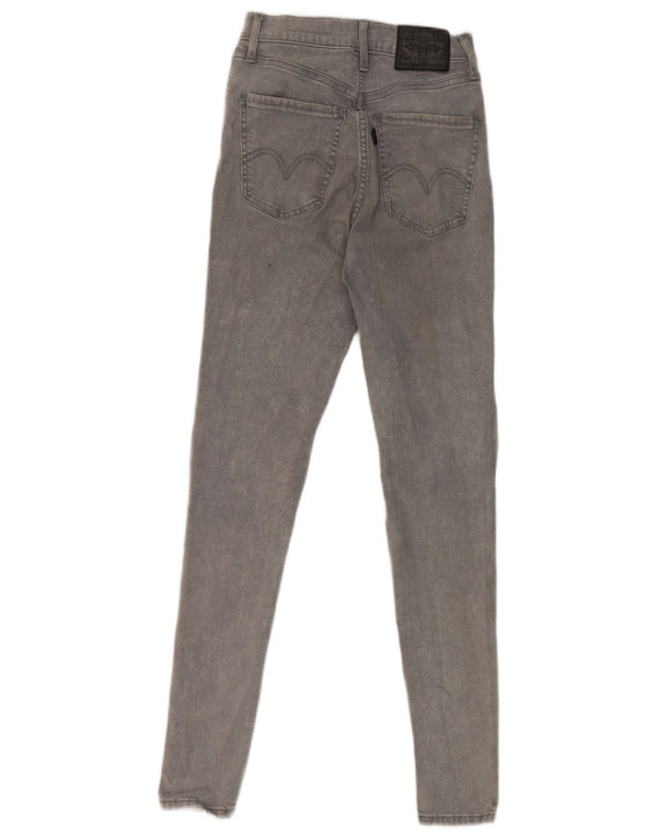 Jeans Levi's Mile High Super Skinny da donna W26 L30 cotone grigio