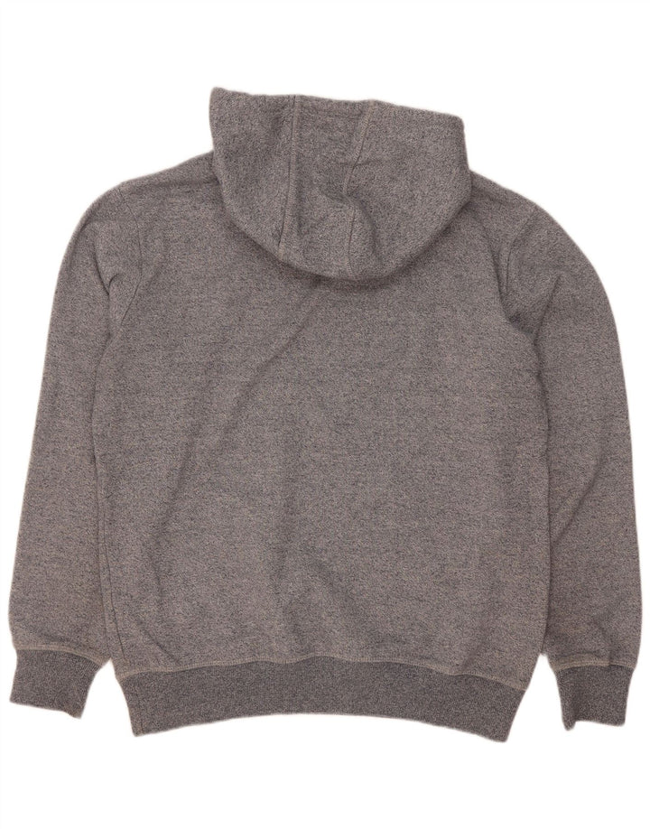 Maglione con cappuccio grafico da uomo Ellesse in cotone chiazzato grigio medio