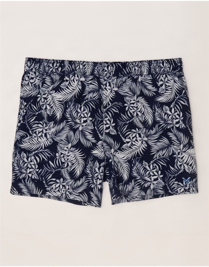 Crew Clothing Pantaloncini da bagno da uomo medio blu navy floreale
