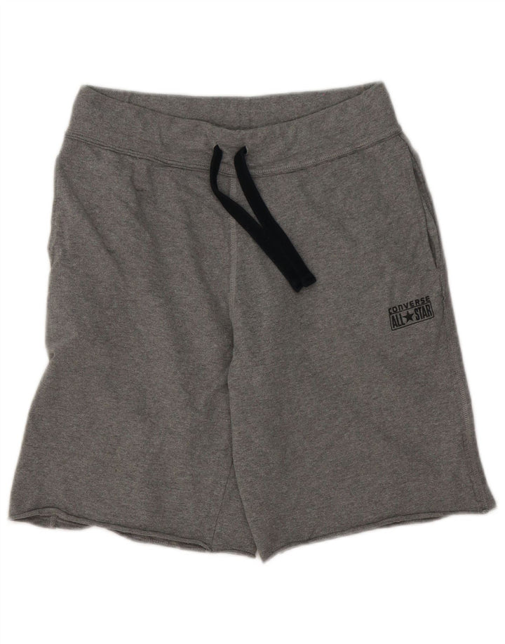 Pantaloncini sportivi da uomo Converse piccoli in cotone grigio