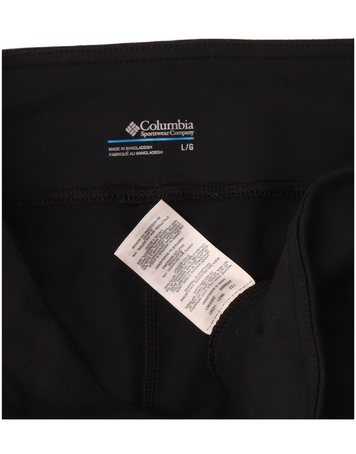 COLUMBIA Womens Capri Leggings UK 14 Large Navy Blue Polyester