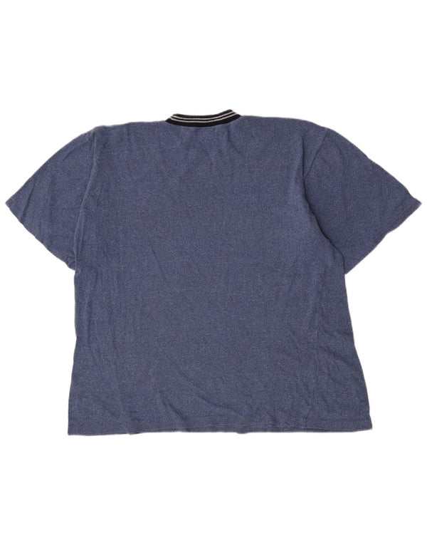 T-shirt da uomo Asics Top grande blu screziato