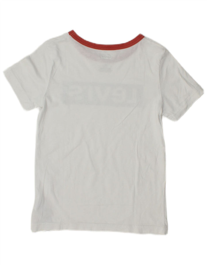 T-shirt grafica per ragazzi LEVI'S 9-10 anni in cotone bianco