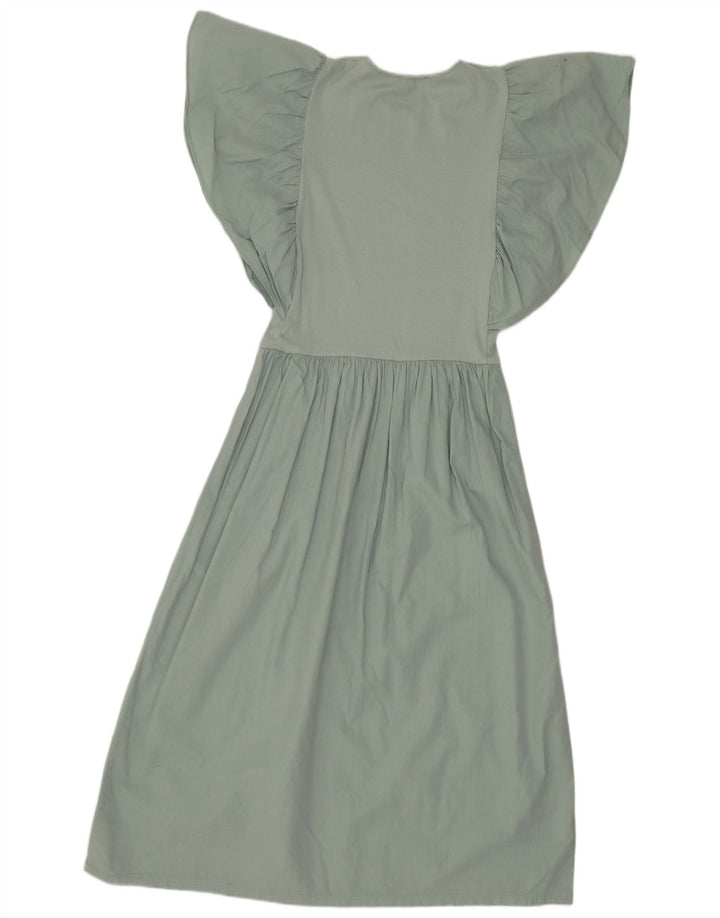 Abito maxi a pipistrello da donna Zara UK 12 verde medio