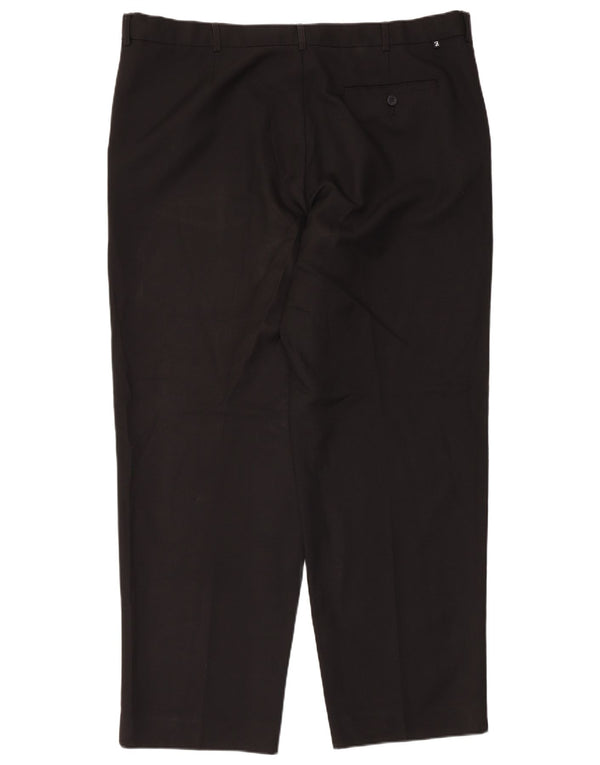 Pantaloni chino affusolati da uomo Farah W42 L31 poliestere nero