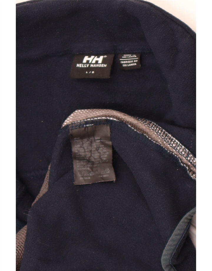Giacca in pile grafica da uomo Helly Hansen UK 40 Large Blu Navy Colourblock