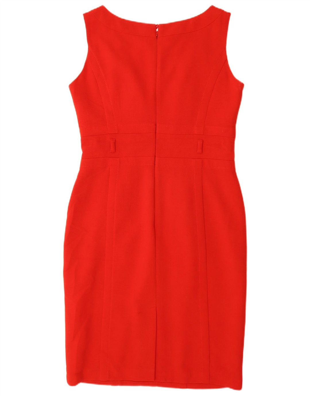 Abito tubino senza maniche Marks & Spencer da donna UK 12 poliestere rosso medio