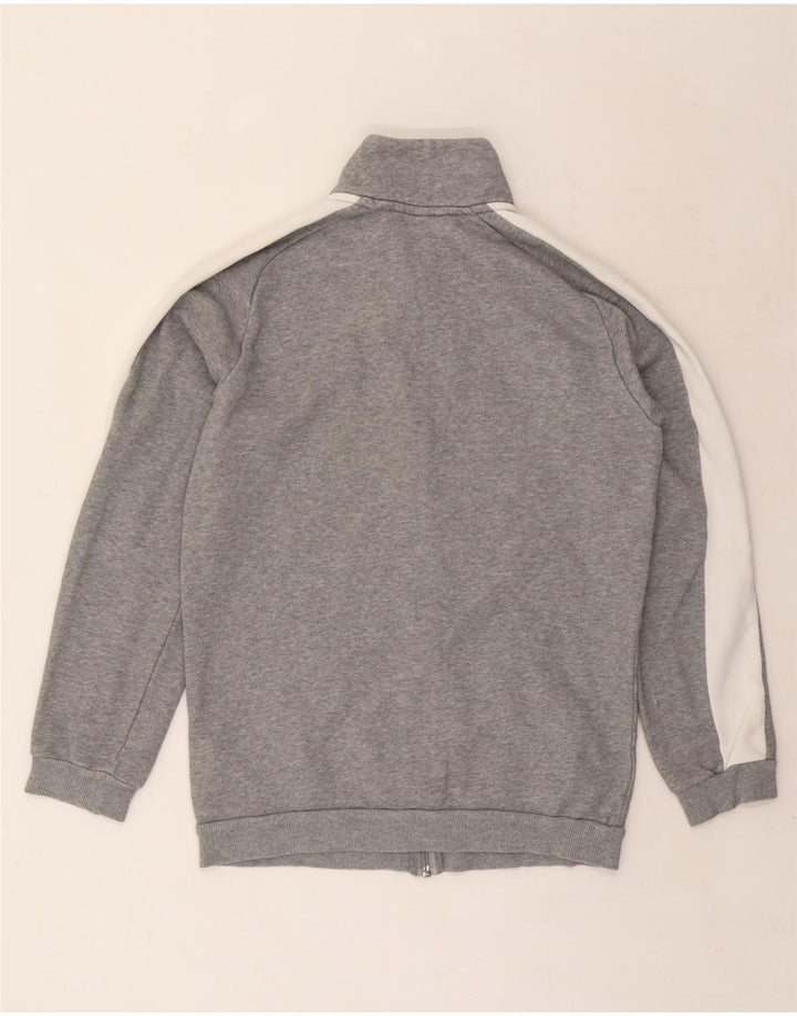 Giacca da tuta da uomo PUMA XS in cotone color block grigio