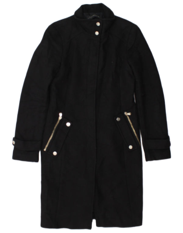 Soprabito Zara da donna UK 10 piccolo in lana nera