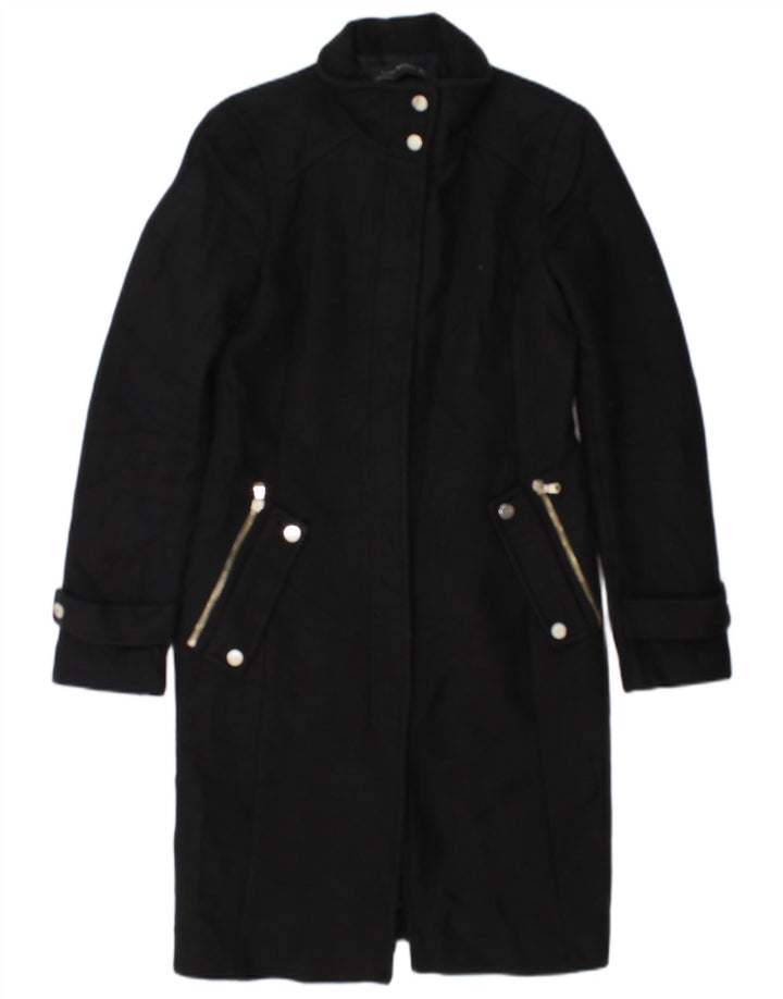 Soprabito Zara da donna UK 10 piccolo in lana nera