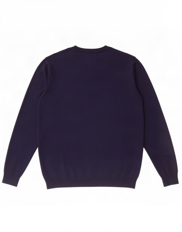 Polo Assn. Maglione maglione girocollo da uomo blu navy medio