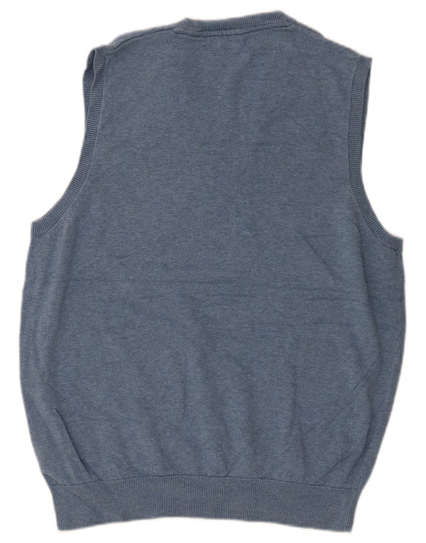 Canottiera da uomo Marks & Spencer grande in cotone blu