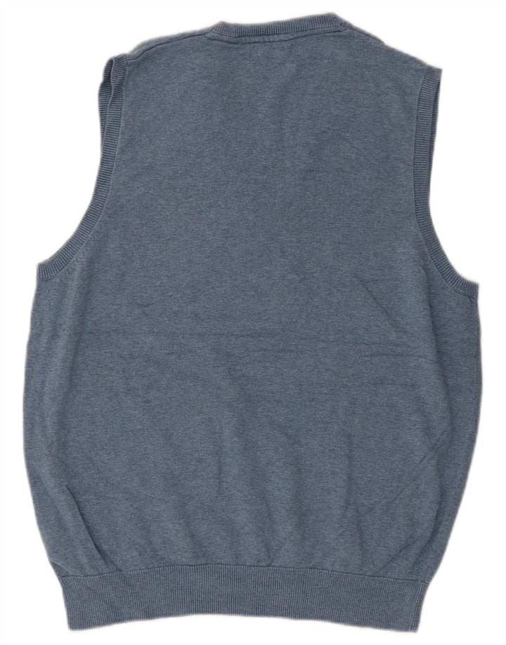 Canottiera da uomo Marks & Spencer grande in cotone blu