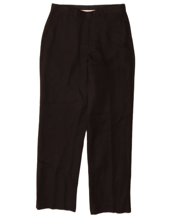 Pantaloni da abito dritti da ragazzo Izod 15-16 anni W28 L29 poliestere nero