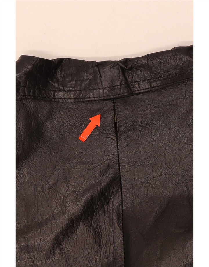 Giacca in pelle da donna Maxime UK 14 media nera