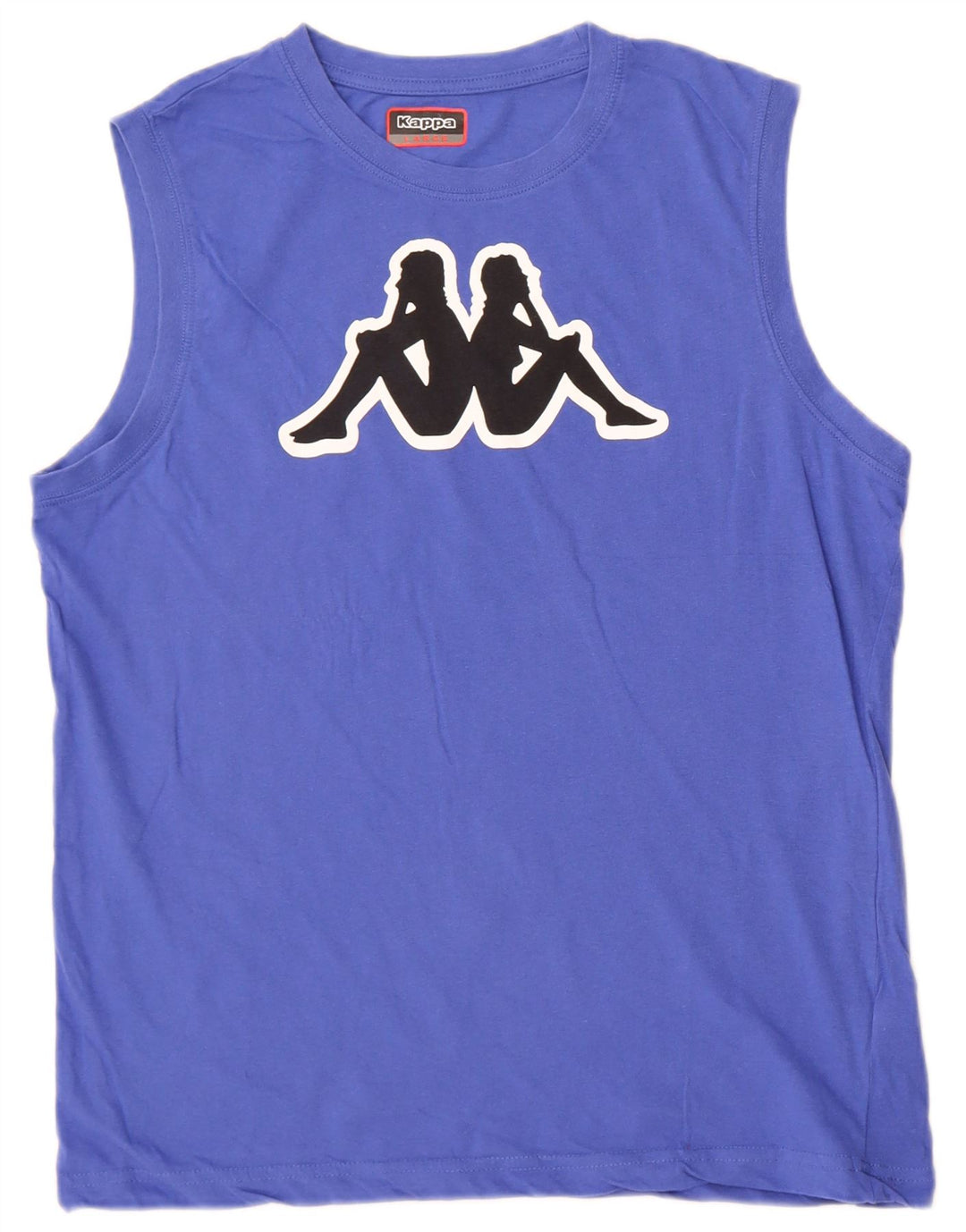 Canotta grafica da donna Kappa UK 16 grande cotone blu