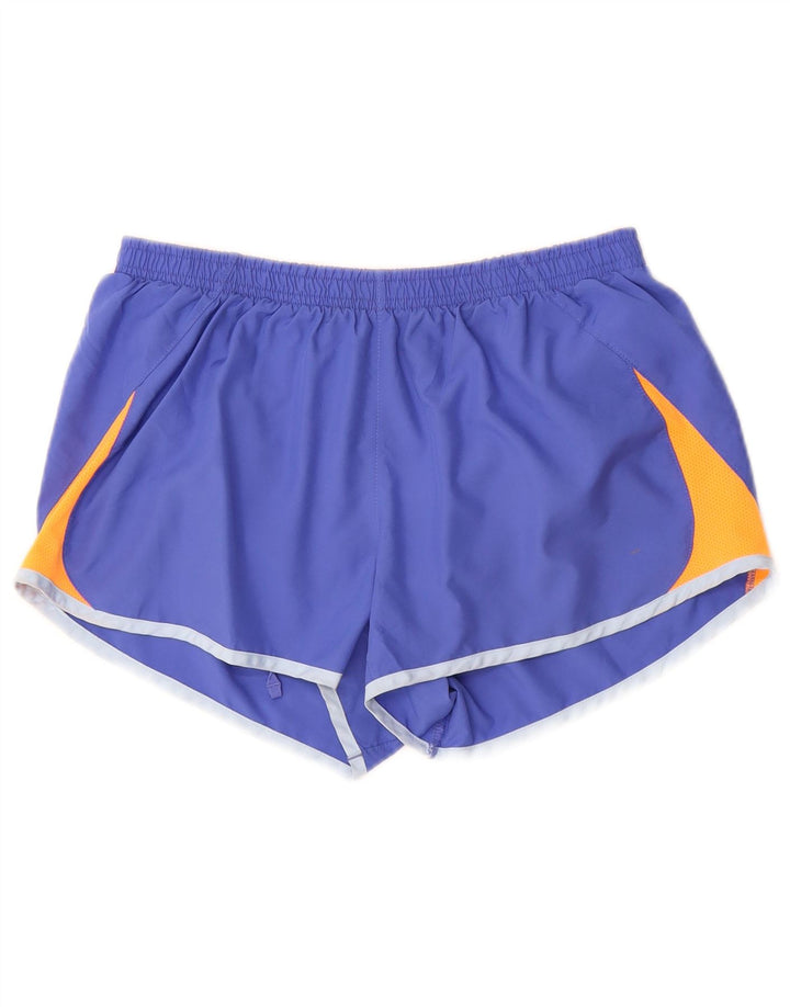 Pantaloncini sportivi da donna Nike UK 14 Poliestere color block blu medio