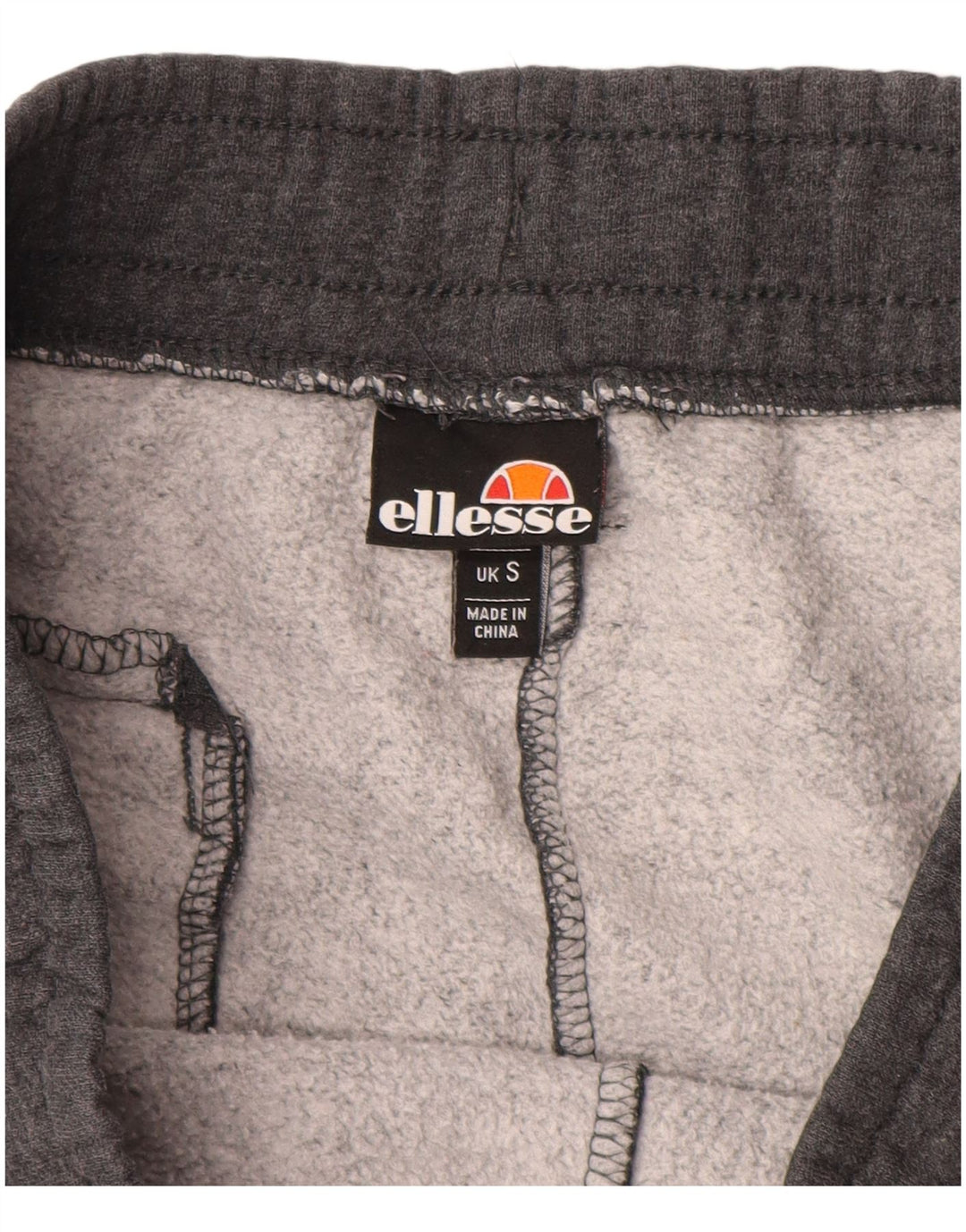 Pantaloncini sportivi grafici da uomo ELLESSE piccoli in cotone grigio